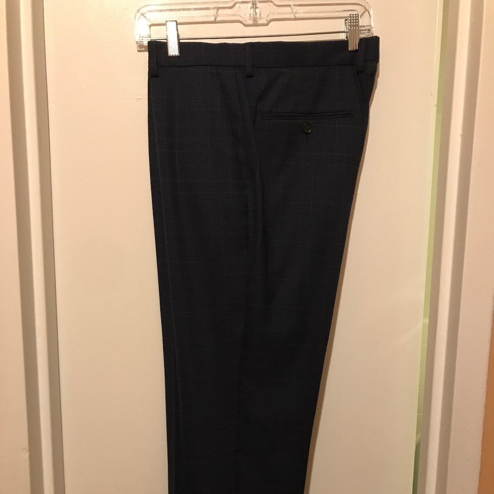 JCrew Ludlow Windowpane Wool Dress pants 33 x 30